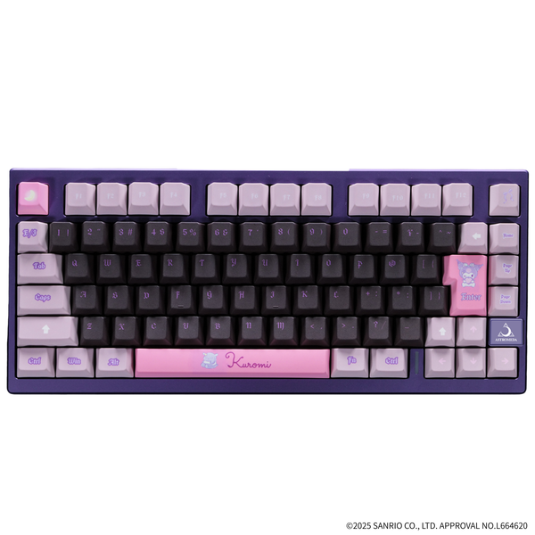 『サンリオキャラクターズ』×Astromeda 8K対応ゲーミングキーボード【クロミ】 全体ビュー
