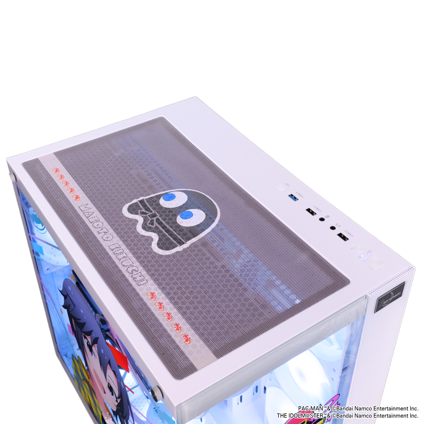 #パックマス×Astromeda コラボゲーミングPC【菊地真モデル】 トップビュー