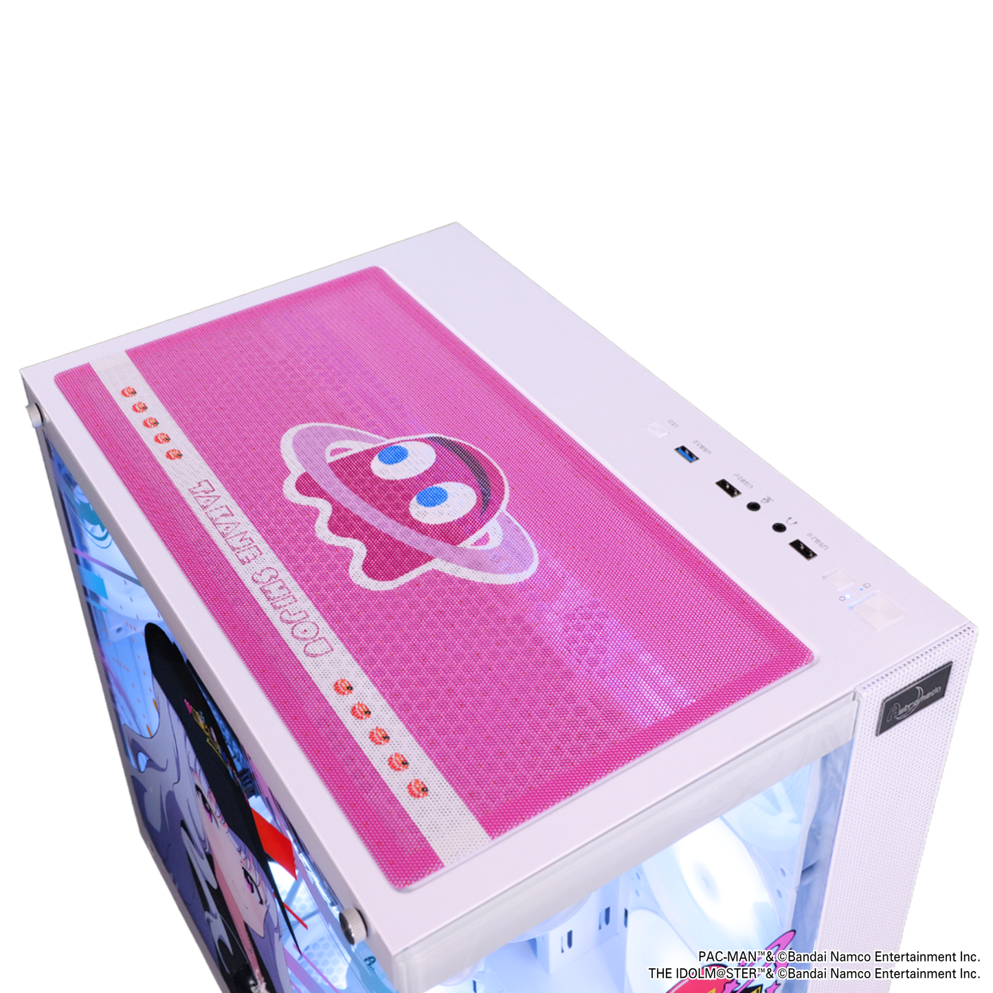 #パックマス×Astromeda コラボゲーミングPC【四条貴音モデル】 トップビュー