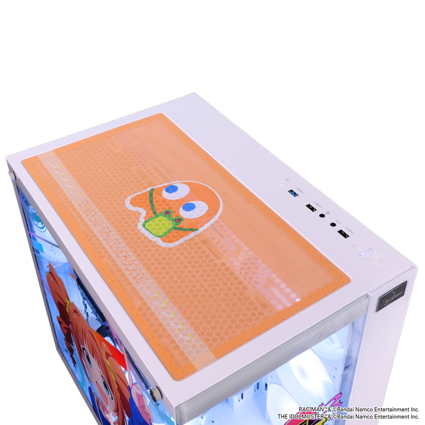 #パックマス×Astromeda コラボゲーミングPC【高槻やよいモデル】 トップビュー