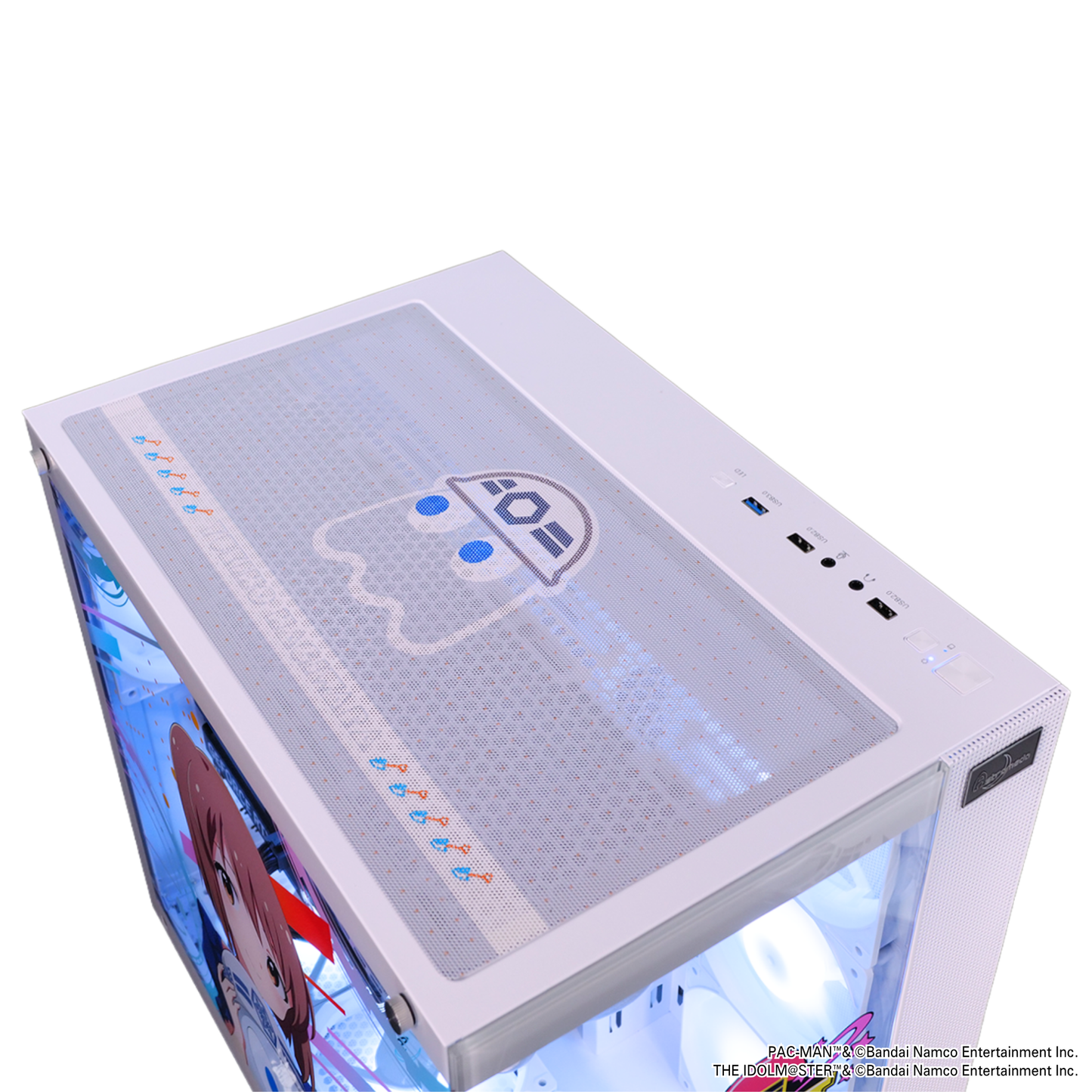 #パックマス×Astromeda コラボゲーミングPC【萩原雪歩モデル】 トップビュー
