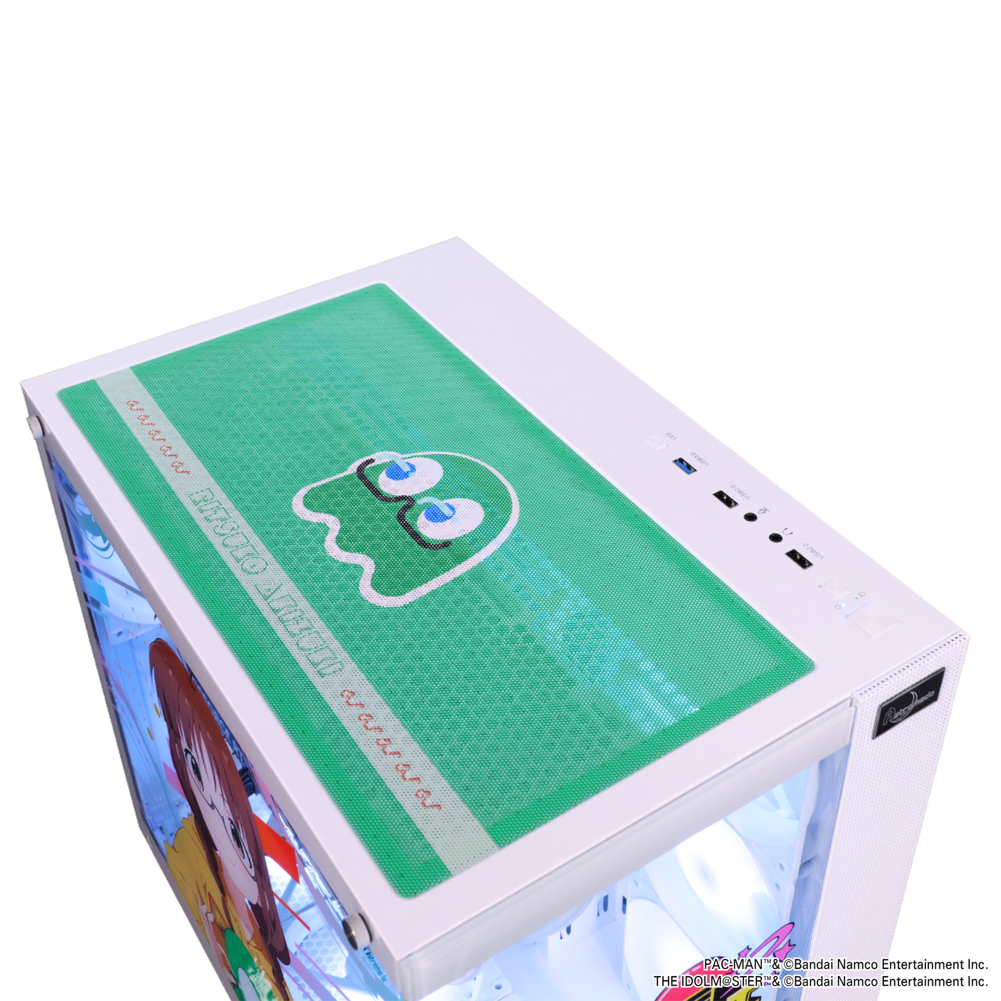 #パックマス×Astromeda コラボゲーミングPC【秋月律子モデル】 トップビュー