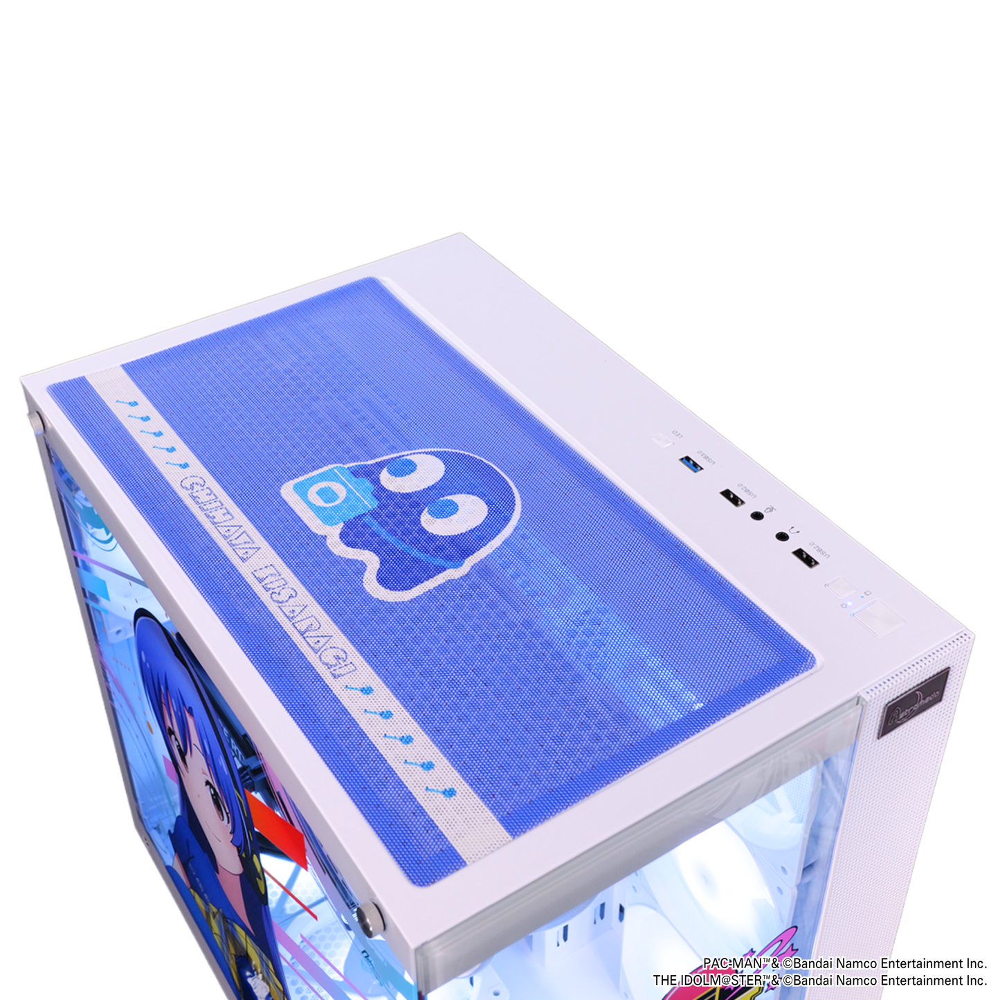 #パックマス×Astromeda コラボゲーミングPC【如月千早モデル】 トップビュー