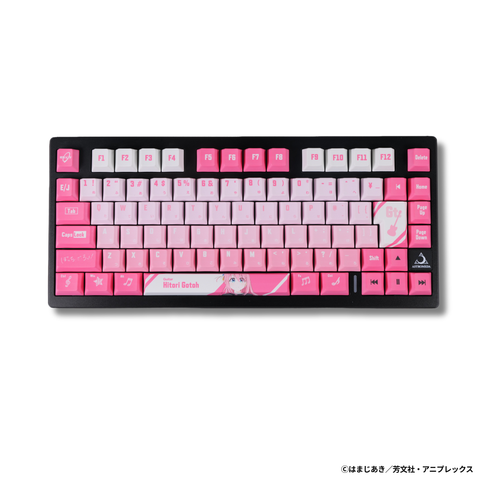アニメ「ぼっち・ざ・ろっく!」×「Asromeda」8K対応ゲーミングキーボード 【後藤ひとりモデル】 ブラック