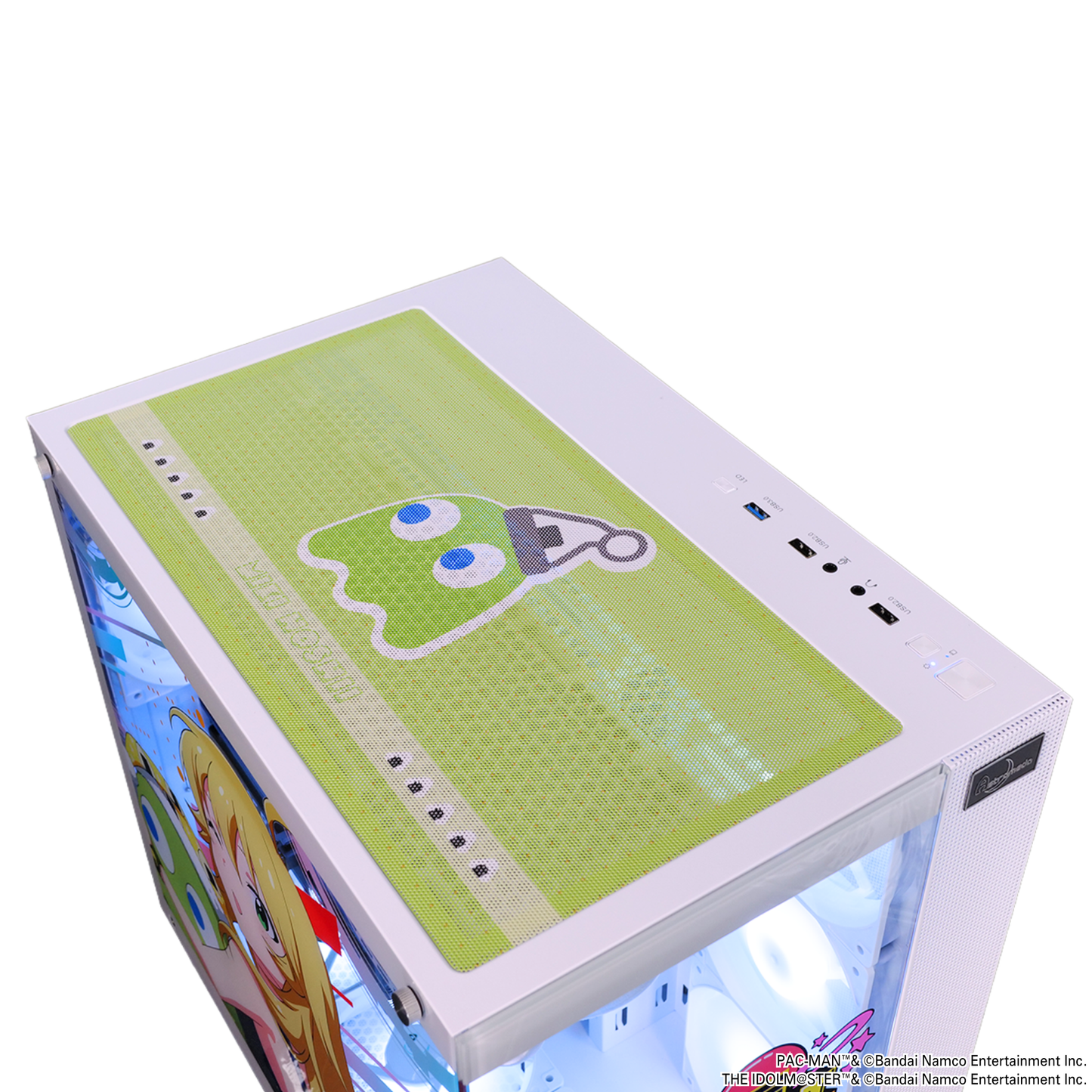 #パックマス×Astromeda コラボゲーミングPC【星井美希モデル】 トップビュー