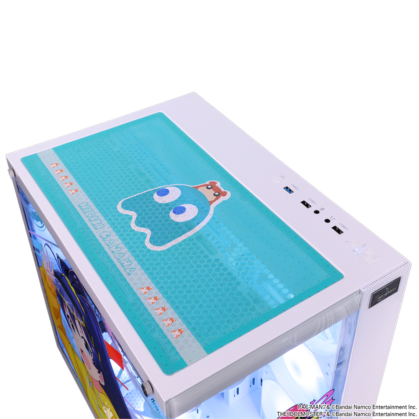 #パックマス×Astromeda コラボゲーミングPC【我那覇響モデル】 トップビュー