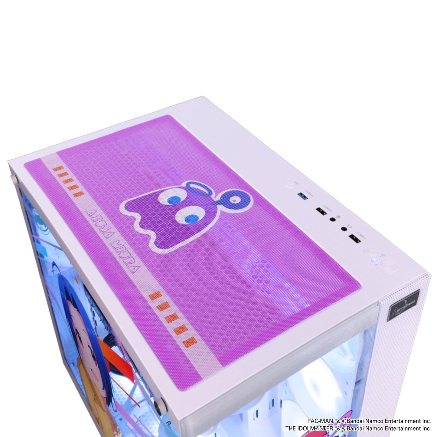 #パックマス×Astromeda コラボゲーミングPC【三浦あずさモデル】 トップビュー