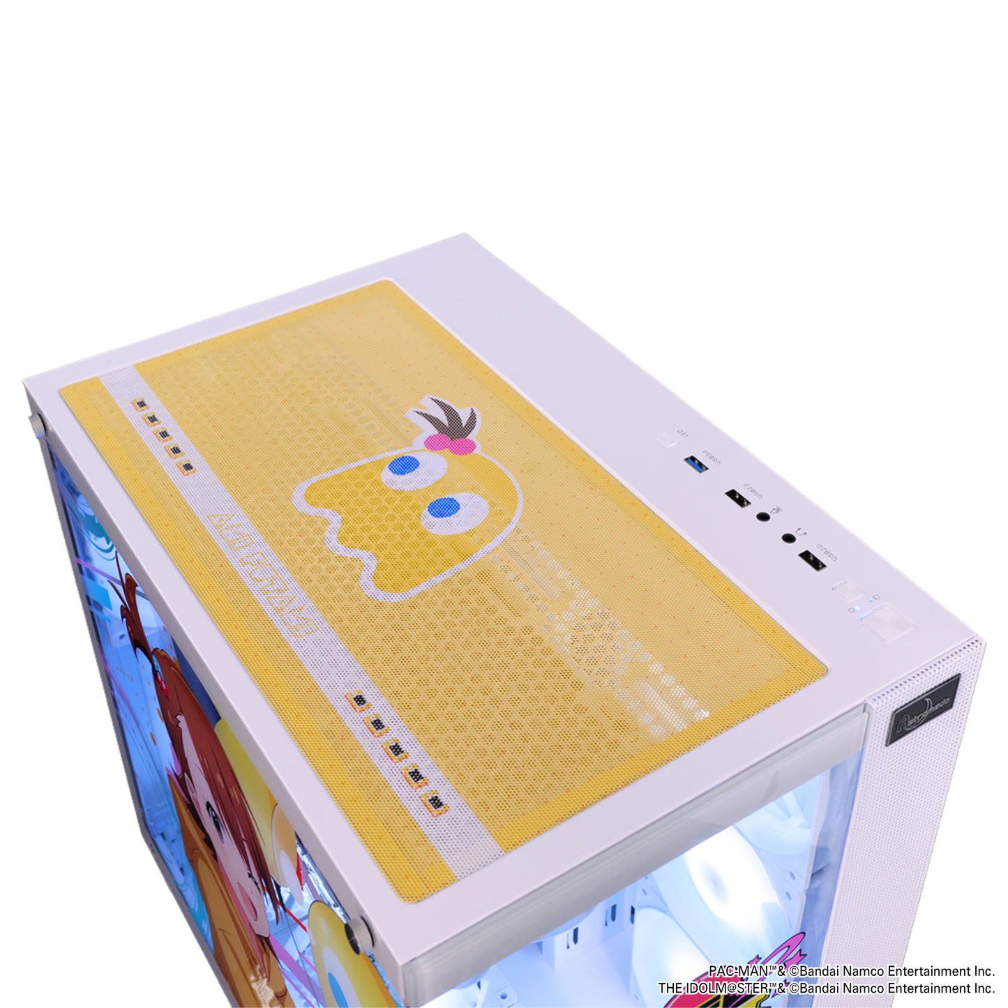 #パックマス×Astromeda コラボゲーミングPC【双海亜美モデル】 トップビュー