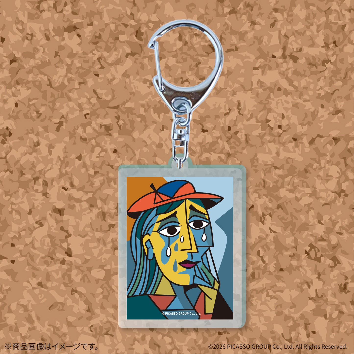『PICASSO』×Astromeda アクリルキーホルダー The Weeping Woman デザイン