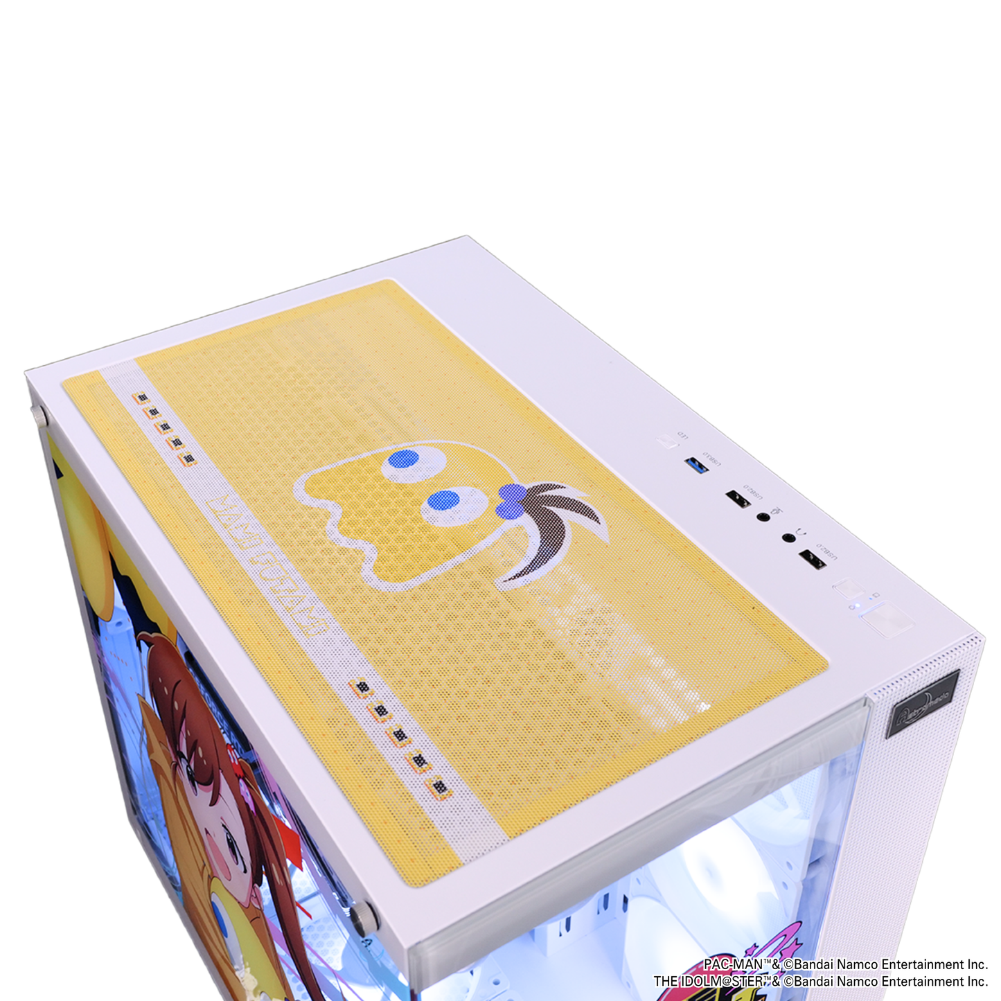 #パックマス×Astromeda コラボゲーミングPC【双海真美モデル】 トップビュー