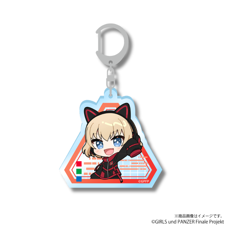 『ガールズ&パンツァー』×Astromeda ゲーミングアクリルキーホルダー【カチューシャ】 メインビジュアル