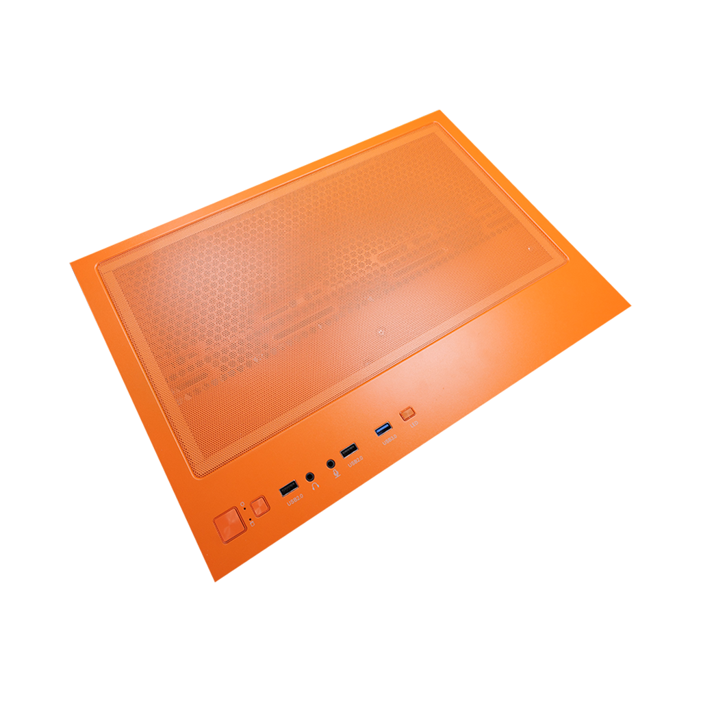 【Astromeda GAMER オレンジ(Orange)】Ryzen7 5700X/RTX 5060 8GB ゲーミングPC オレンジ詳細 可愛いLEDライティング