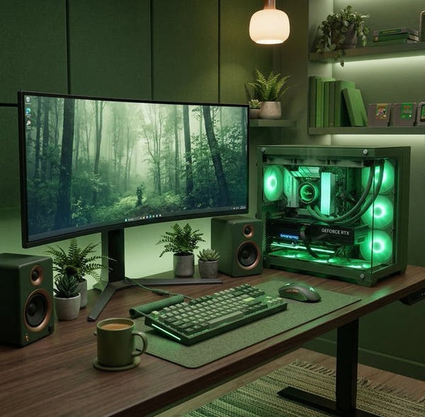 グリーンゲーミングPC