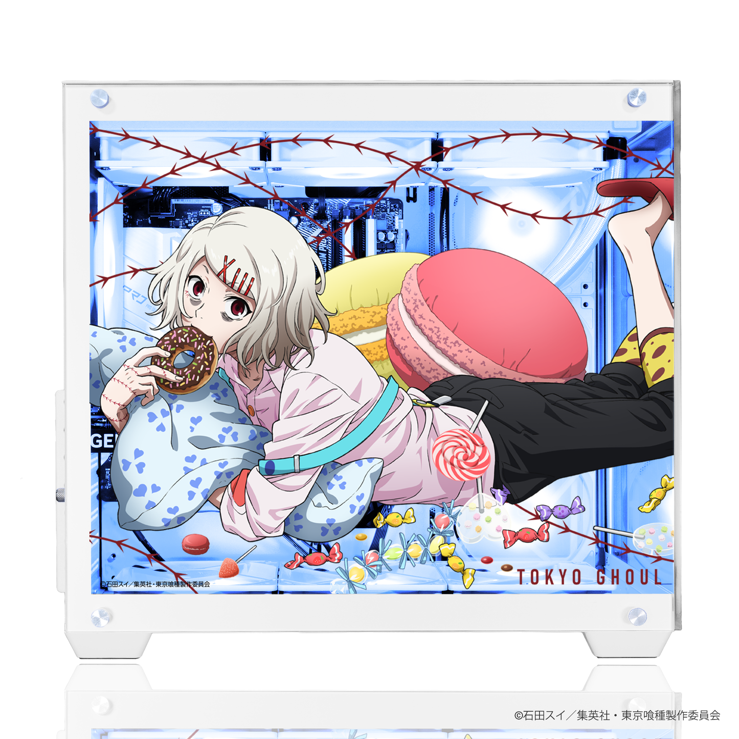 TVアニメ『東京喰種トーキョーグール』×「Astomeda」ゲーミングPC着せ替えパネル【鈴屋什造モデル】レッド