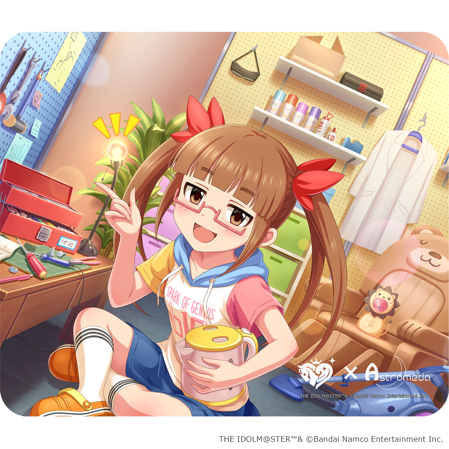 「Astromeda」×『アイドルマスター シンデレラガールズ』ゲーミングラバーマウスパッド【池袋晶葉】
