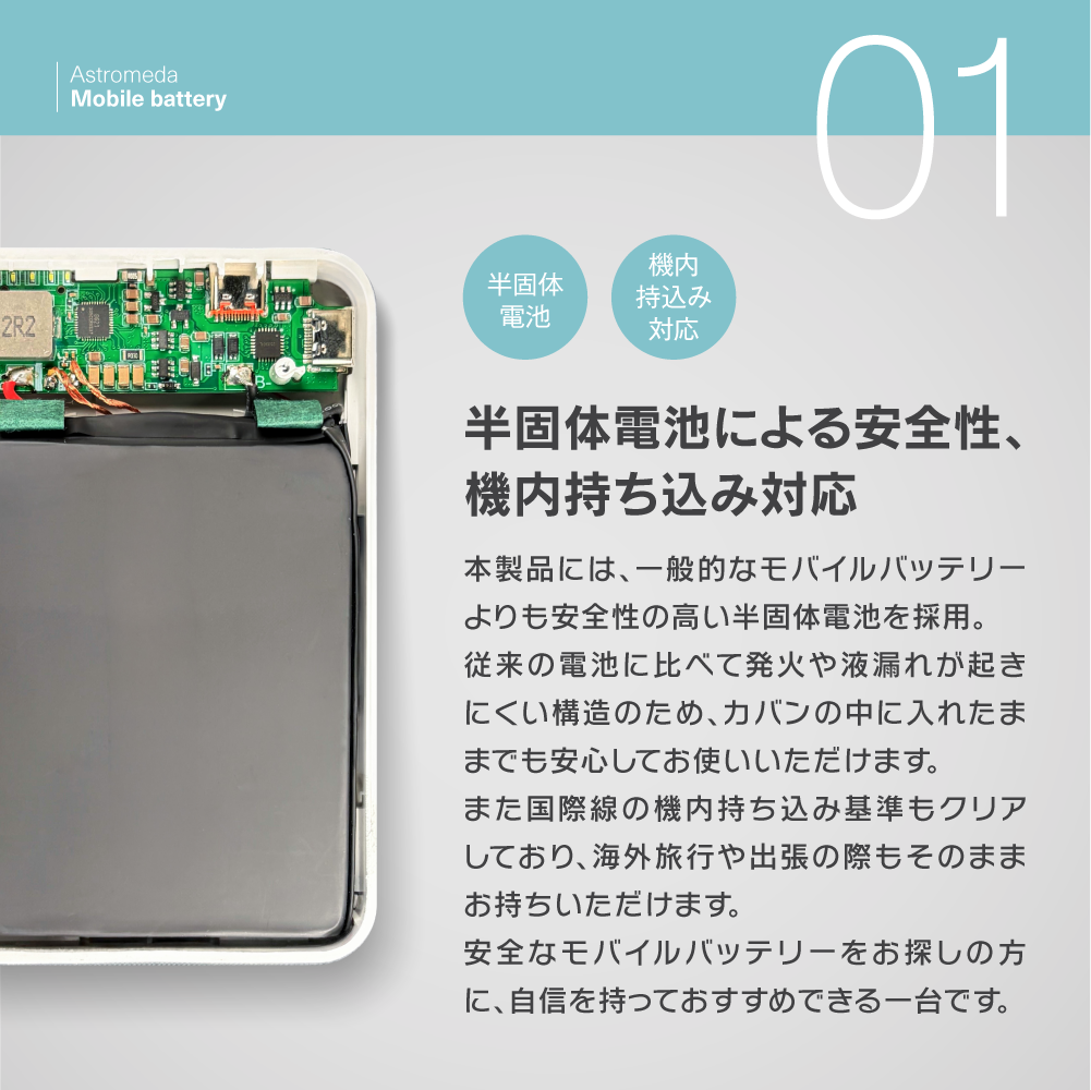 『ストリートファイター6』×「Astromeda」モバイルバッテリー【リュウ】