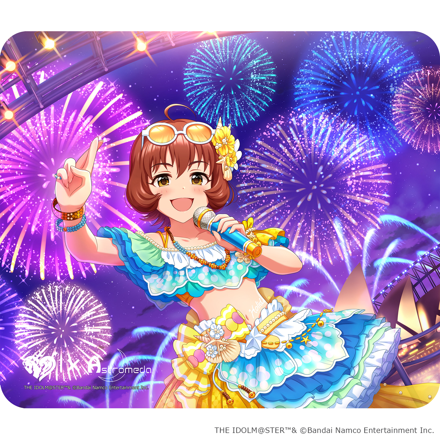 「Astromeda」×『アイドルマスター シンデレラガールズ』ゲーミングラバーマウスパッド【上田鈴帆】