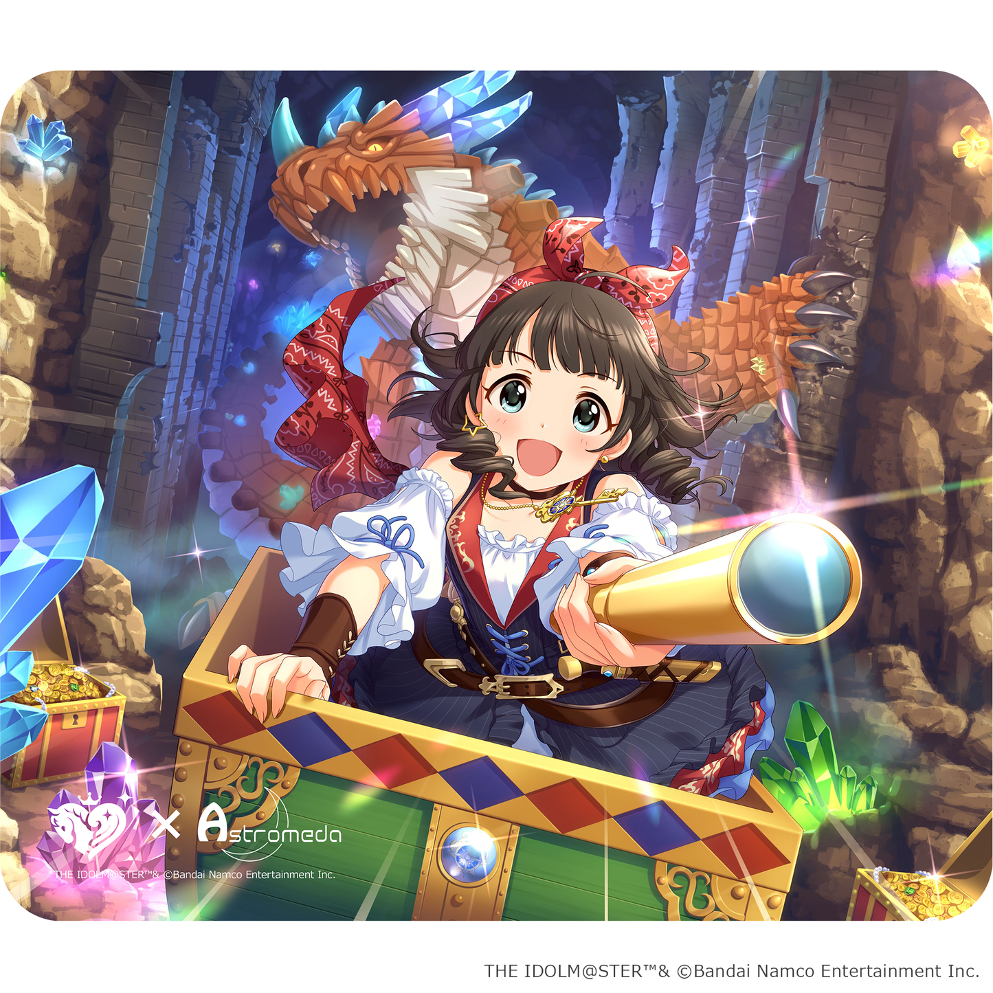 「Astromeda」×『アイドルマスター シンデレラガールズ』ゲーミングラバーマウスパッド【氏家むつみ】