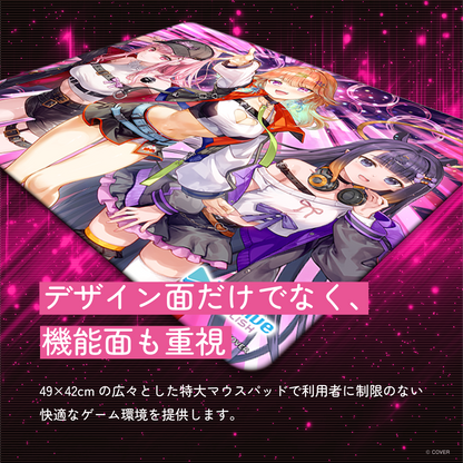 『hololive English』×Astromeda ゲーミングマウスパッド【Myth】 サイズ表示