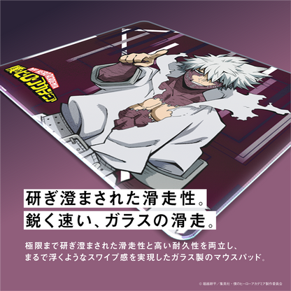 「Astromeda」×TVアニメ『僕のヒーローアカデミア』ガラス製ゲーミングマウスパッド【荼毘モデル】