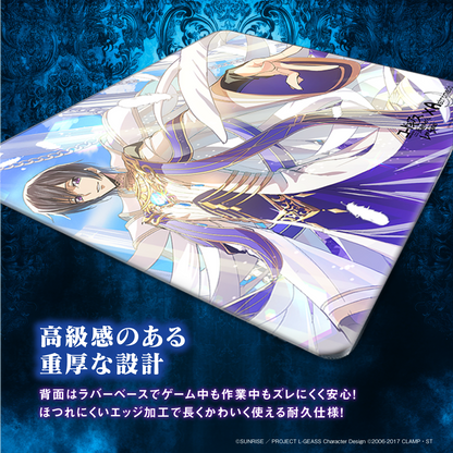 『コードギアス 反逆のルルーシュ ロストストーリーズ』×Astromeda ゲーミングラバーマウスパッド【C.C.】タイプB ラバーベース耐久仕様 高級感のある重厚な設計 同シリーズスザクモデル参考