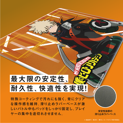 「Astromeda」×TVアニメ『僕のヒーローアカデミア』ガラス製ゲーミングマウスパッド【爆豪勝己モデル】
