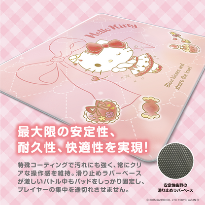 『サンリオキャラクターズ』×「Astromeda」ガラス製ゲーミングマウスパッド【ハローキティ】