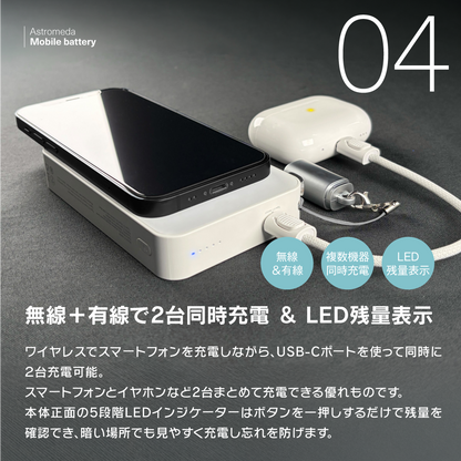 『ストリートファイター6』×「Astromeda」モバイルバッテリー【リュウ】