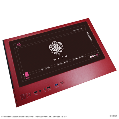 『hololive English』×Astromeda コラボゲーミングPCケース【Myth】 フロントクリアガラス
