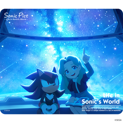 『 ソニック・ザ・ヘッジホッグ』×「Astromeda」ガラス製ゲーミングマウスパッド 【2020年7月「あれと……あの星よ！」】