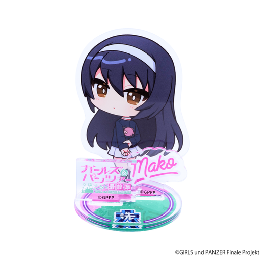 『ガールズ&パンツァー』×Astromeda アクリルスタンド 冷泉麻子 描き下ろしミニキャラ