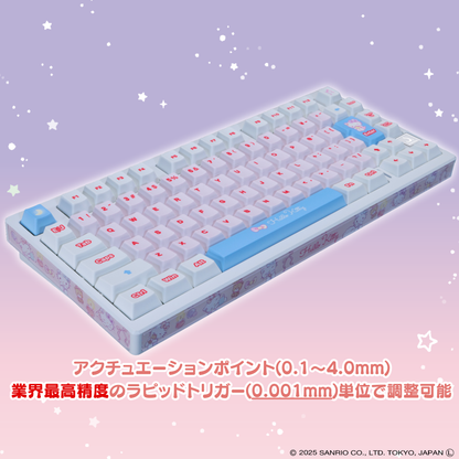 『サンリオキャラクターズ』×「Astromeda」8K対応ゲーミングキーボード【ハローキティ】