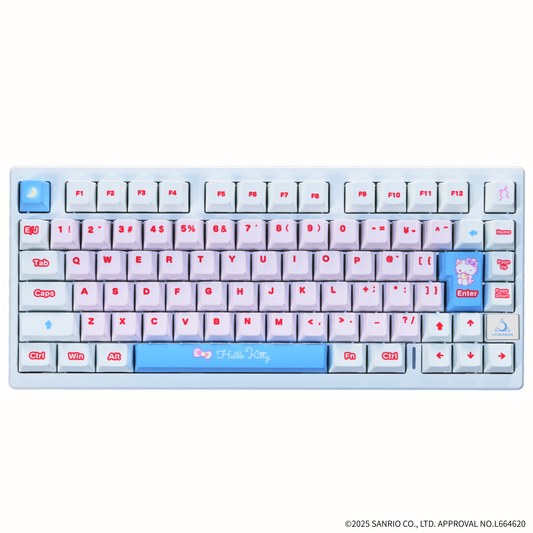 『サンリオキャラクターズ』×「Astromeda」8K対応ゲーミングキーボード【ハローキティ】
