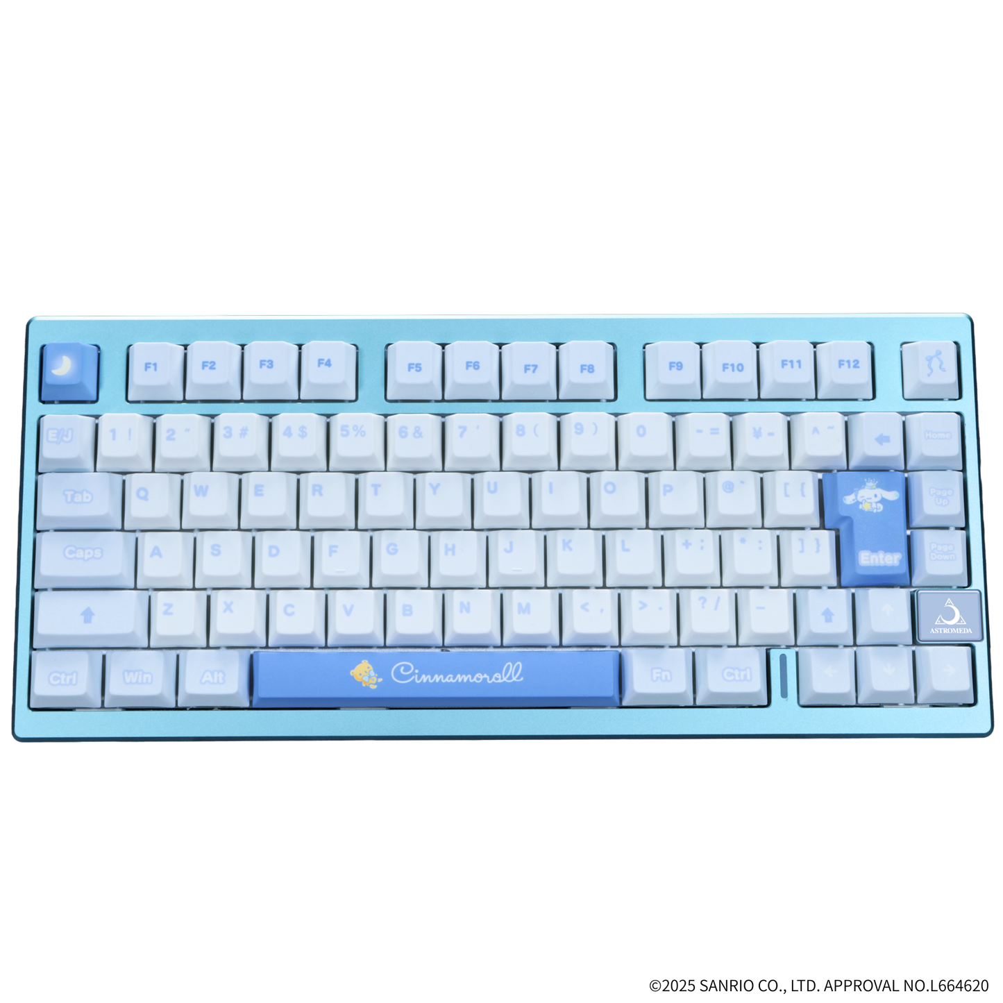 『サンリオキャラクターズ』×「Astromeda」8K対応ゲーミングキーボード【シナモロール】