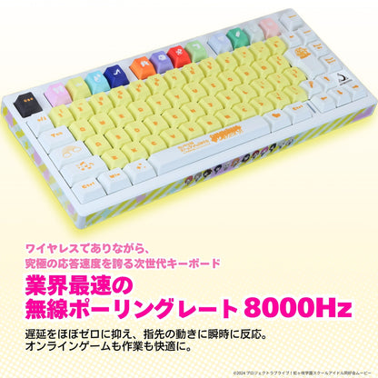 『ラブライブ！虹ヶ咲学園スクールアイドル同好会』 ×「Astromeda」8K対応ゲーミングキーボード
