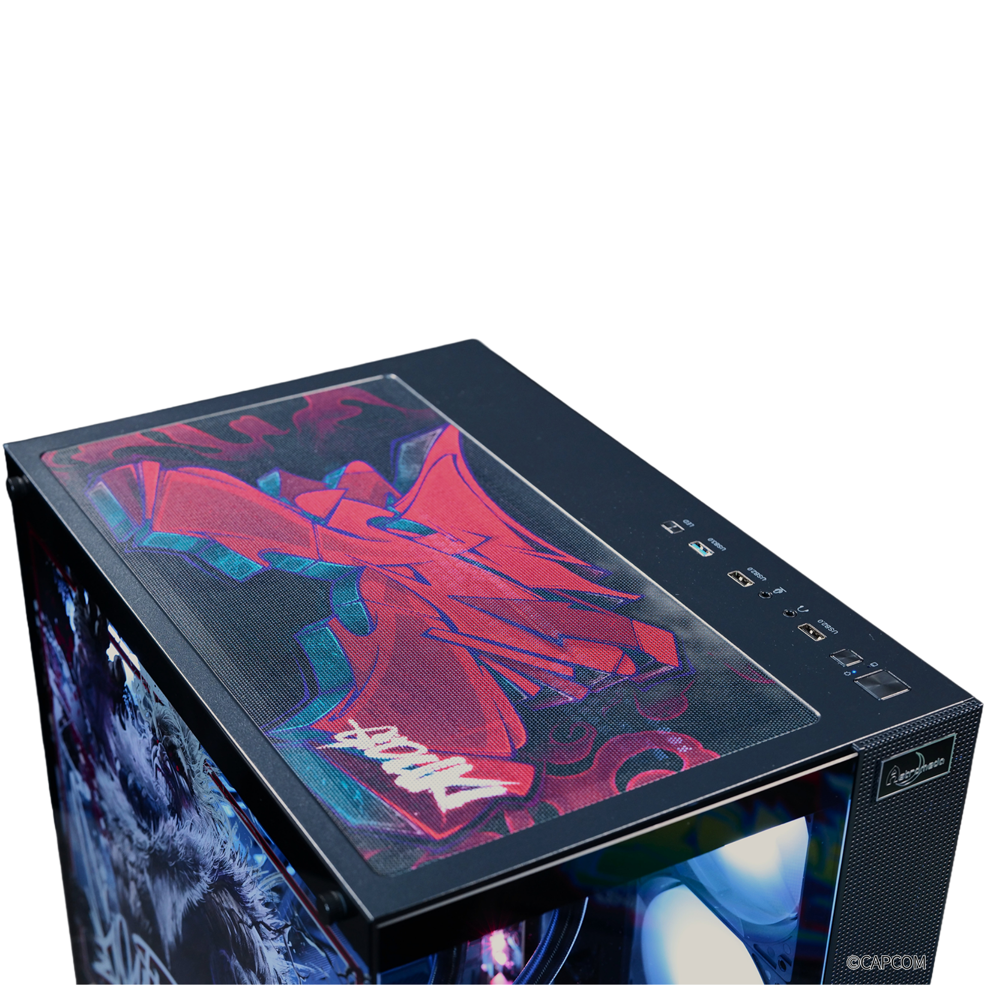 『ストリートファイター6』×Astromeda コラボゲーミングPC【豪鬼】 トップメッシュフィルター