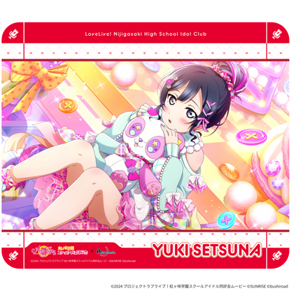 『ラブライブ!虹ヶ咲学園スクールアイドル同好会』×Astromeda ゲーミングラバーマウスパッド【優木せつ菜】 優木せつ菜等身イラスト 虹ヶ咲学園デザイン メインビジュアル