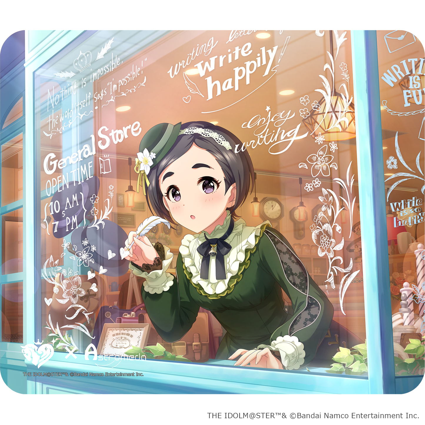 「Astromeda」×『アイドルマスター シンデレラガールズ』ゲーミングラバーマウスパッド【松尾千鶴】