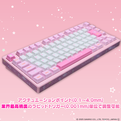 『サンリオキャラクターズ』×「Astromeda」8K対応ゲーミングキーボード【マイメロディ】