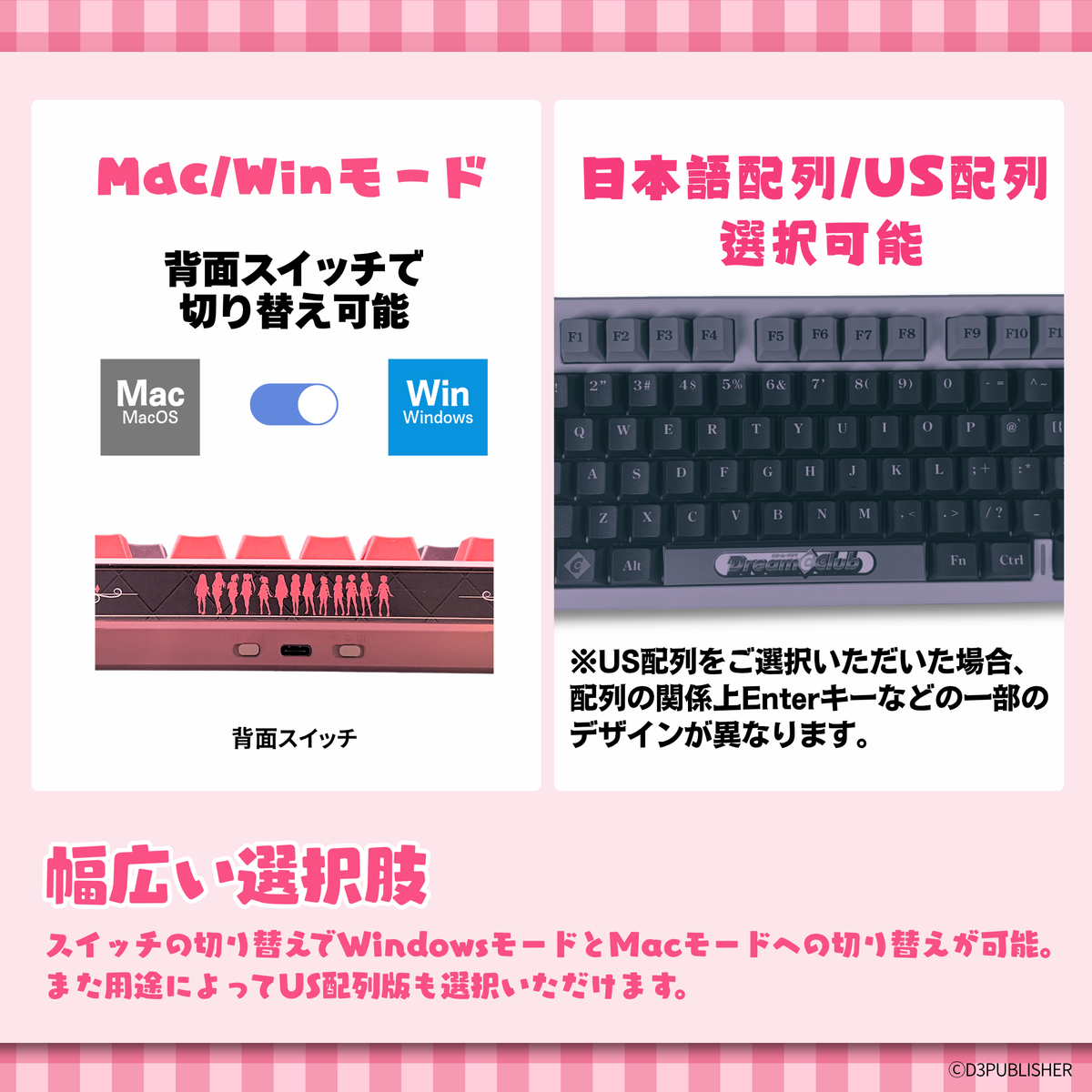『ドリームクラブZERO』×「Astromeda」8K対応ゲーミングキーボード