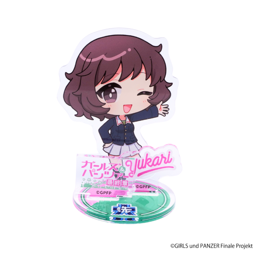 『ガールズ&パンツァー』×Astromeda アクリルスタンド 秋山優花里 描き下ろしミニキャラ