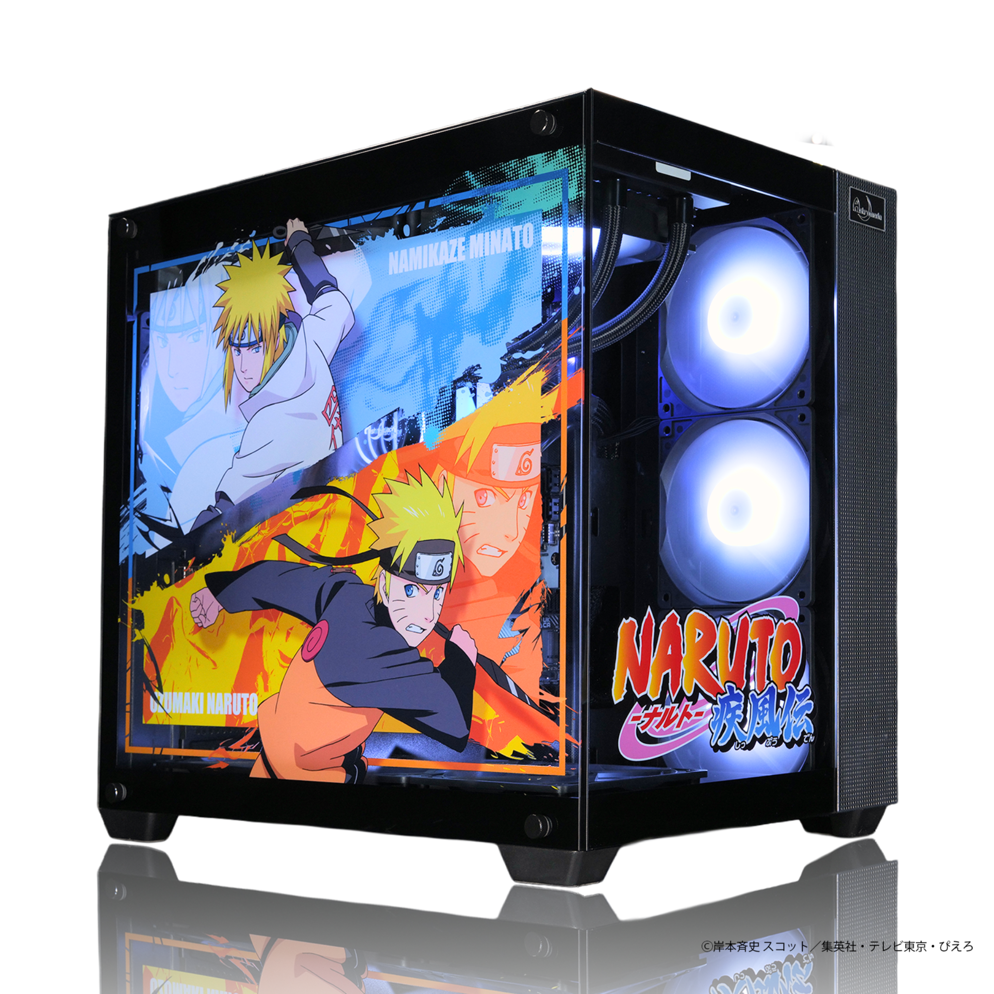『NARUTO-ナルト- 疾風伝』ゲーミングPC【うずまきナルト＆波風ミナト】-AMD特選モデル