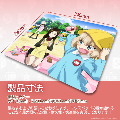 『ガールズ＆パンツァー』×「Astromeda」ゲーミングラバーマウスパッド【プラウダ高校モデル】