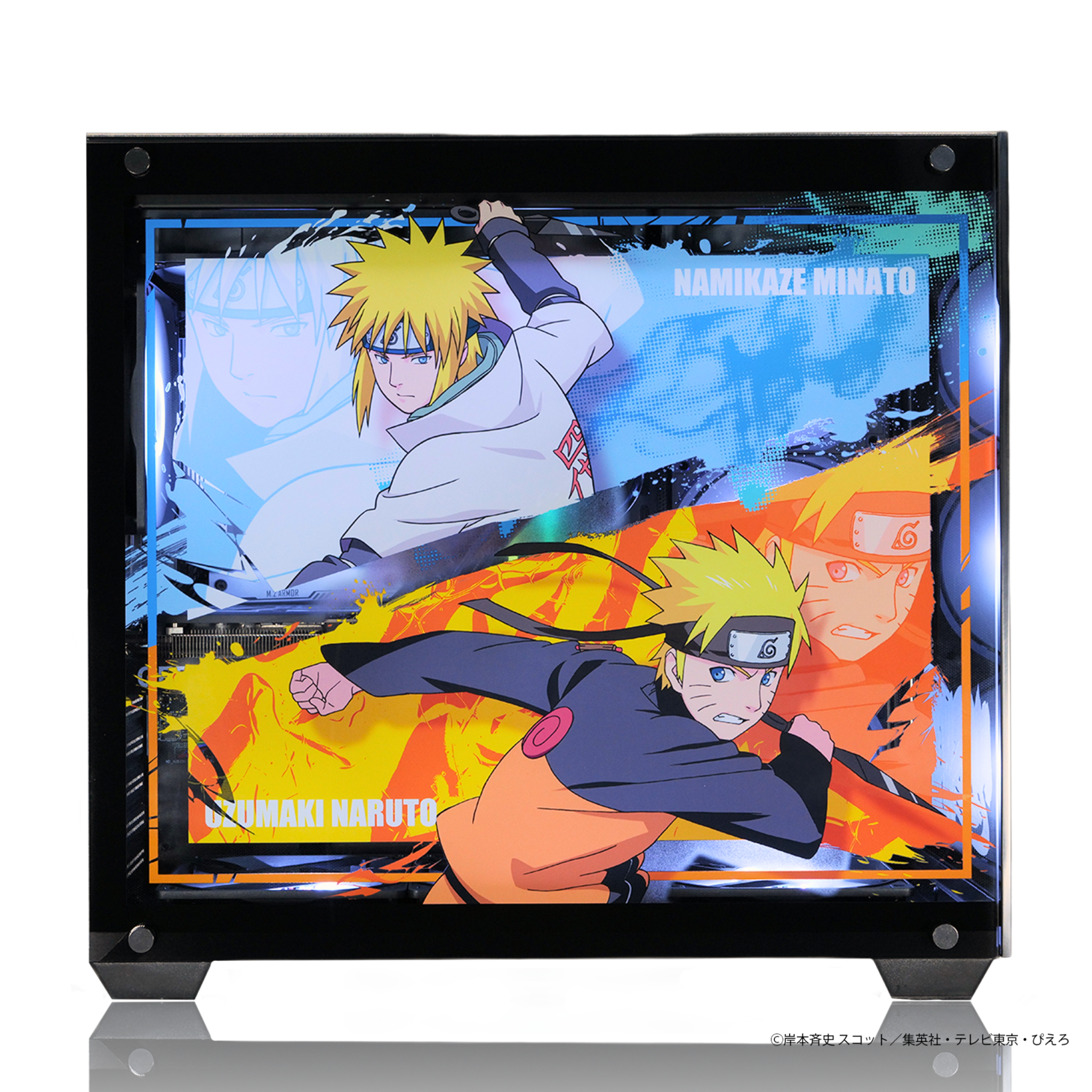 『NARUTO-ナルト- 疾風伝』ゲーミングPC【うずまきナルト＆波風ミナト】-AMD特選モデル