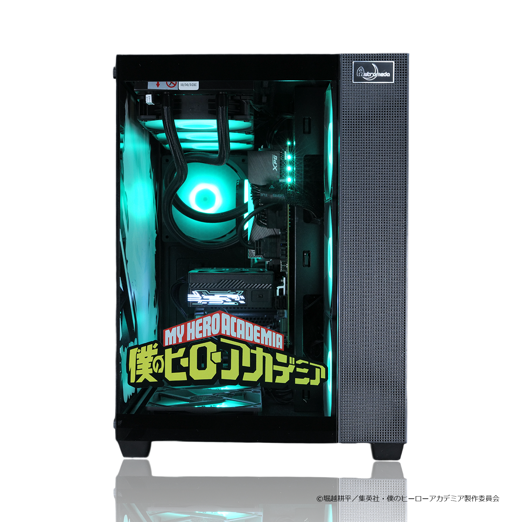 『僕のヒーローアカデミア』×Astromeda コラボゲーミングPC【緑谷出久】 トップメッシュフィルター