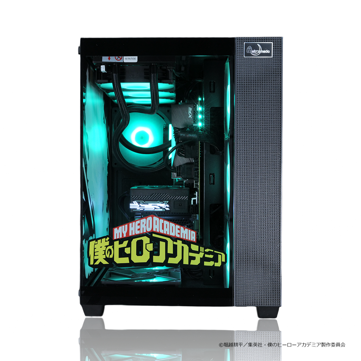 「Astromeda」×TVアニメ『僕のヒーローアカデミア』ゲーミングPCケース【緑谷出久モデル】