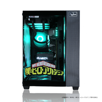 「Astromeda」×TVアニメ『僕のヒーローアカデミア』ゲーミングPCケース【緑谷出久モデル】