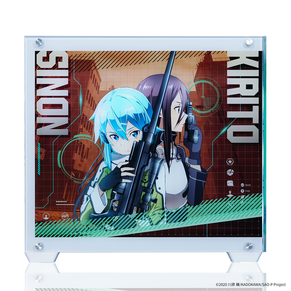 『ソードアート・オンライン』コラボゲーミングPC着せ替えパネルセット【キリト&シノン】