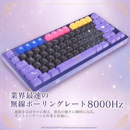 「Astromeda」×『アイドルマスター シンデレラガールズ』8K対応ゲーミングキーボード (パープル)