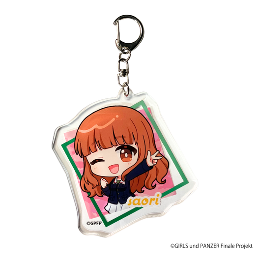 『ガールズ&パンツァー』×Astromeda アクリルキーホルダー 式部沙織 描き下ろしデザイン